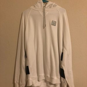 Lacoste white hoodie